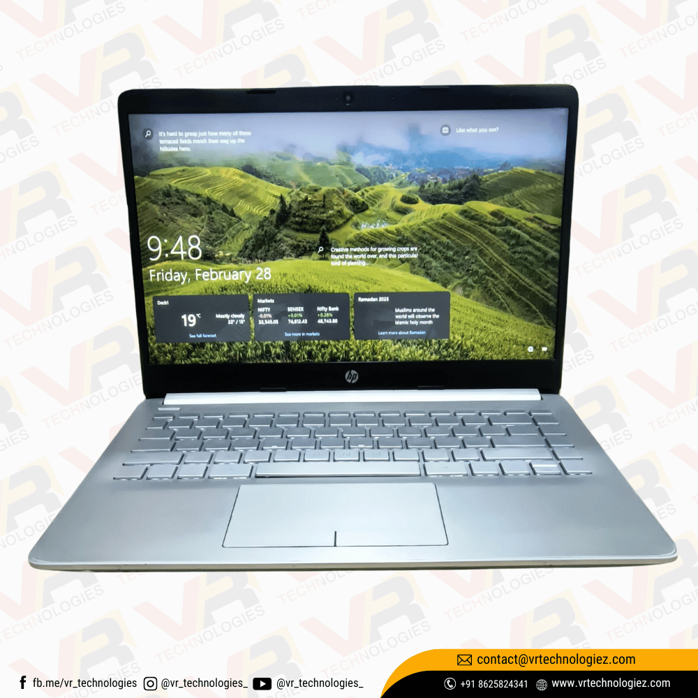 HP 14s-cr | Intel i3 1005G1 | 8GB RAM | 256GB NVMe | FHD 14″ | Integrated Graphics | Compact Backlit Keypad | Windows 10 Home License