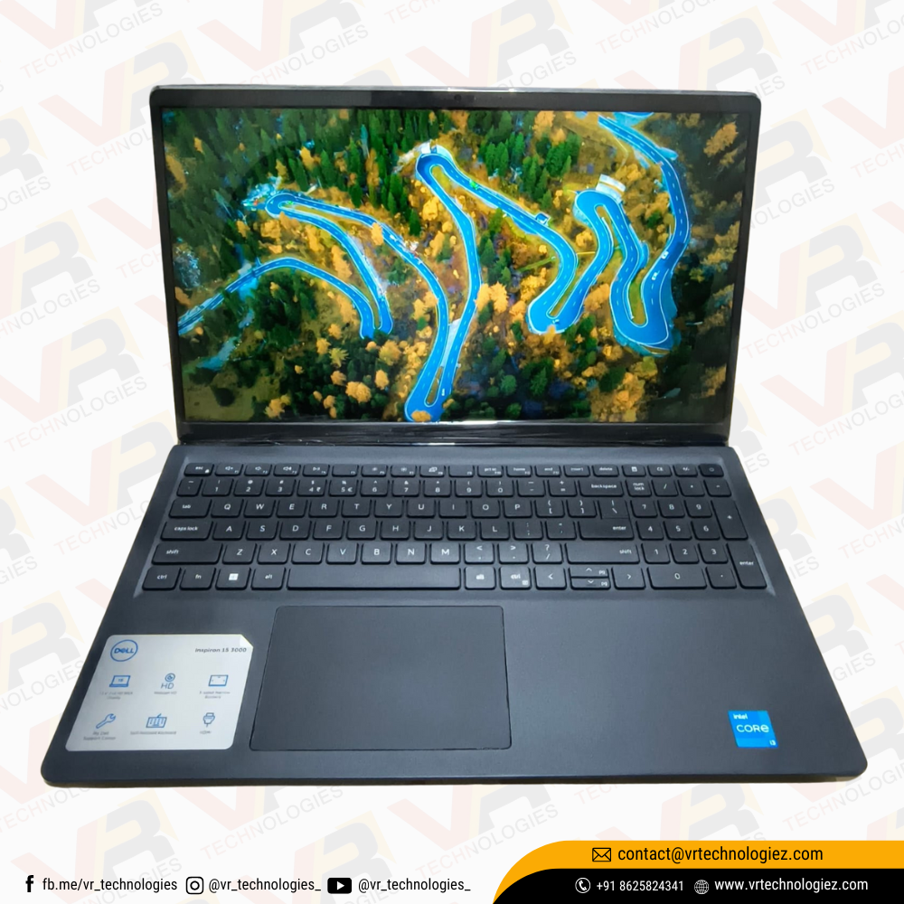 Dell Inspiron 15 3511 | Intel i3 1115G4 | 8 GB RAM | 512 GB NVMe | FHD 15.6″ | Integrated Graphics | Full Size Keypad | Windows 10 Home License